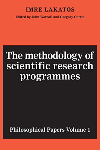 THE METHODOLOGY OF SCIENTIFIC RESEACH PROGRAMMES